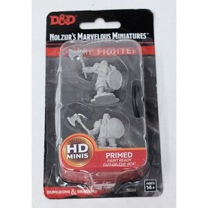 D&D Nolzur's Marvelous Miniatures Male Dwarf Fighter Dungeons & Dragons Dwarven